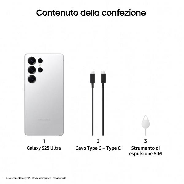Samsung GALAXY S25 ULTRA 12+256GB TITANIUM WHITESILVER