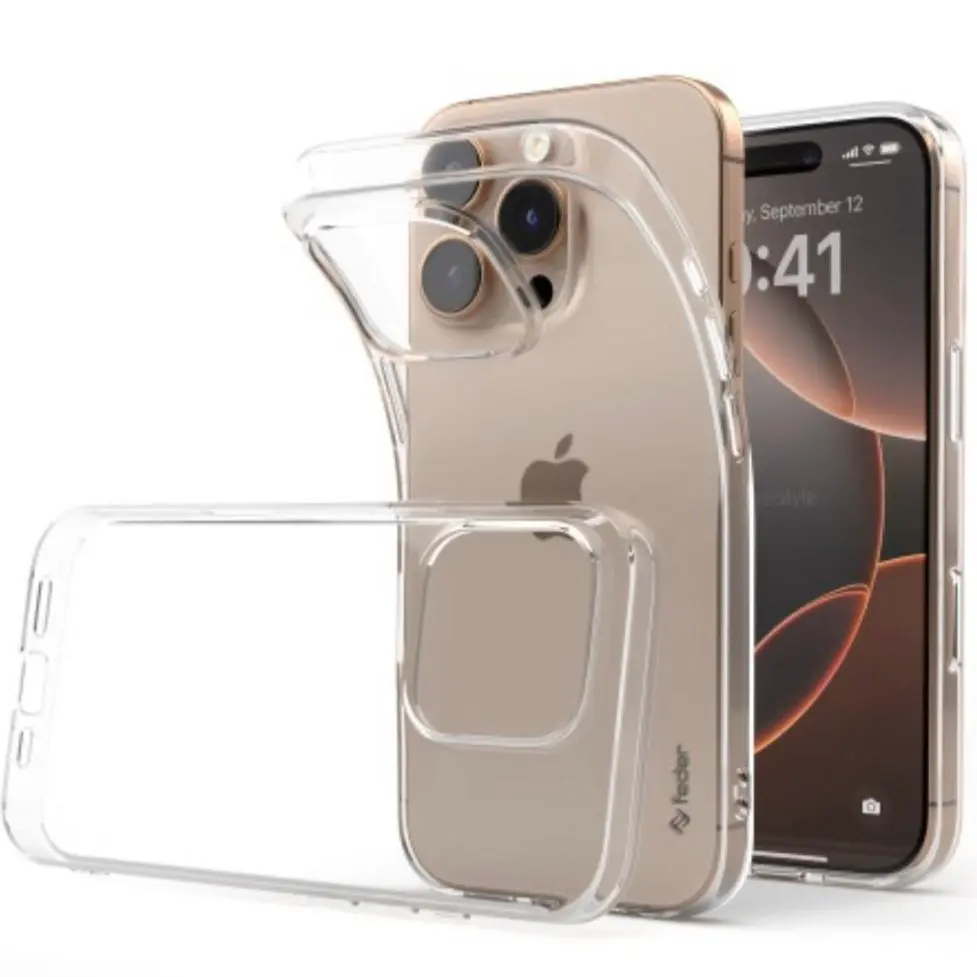 Feder Cover TPU 0,5mm iPhone 16 Plus