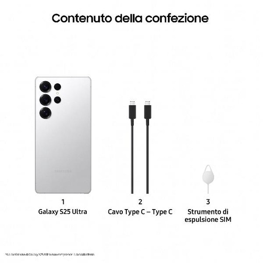 [
SM-S938BZSHEUE] Samsung GALAXY S25 ULT 12+1TB TIT WHITESILVER