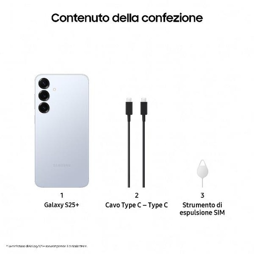 [
SM-S936BLBGEUE] Samsung GALAXY S25+ 12+512GB ICYBLUE