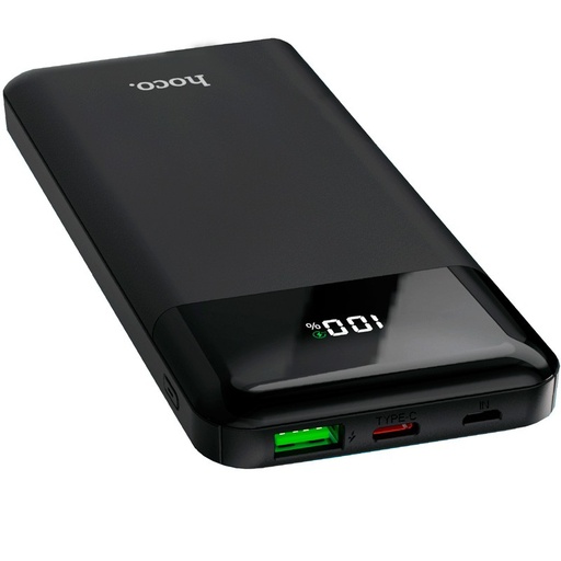 [42343] Hoco Powerbank 10.000 MAh USB-C Output QC 3.0 Black